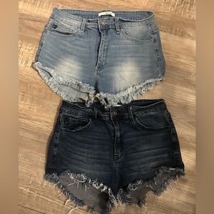 KanCan jean shorts. Size 11/29. 2 pair